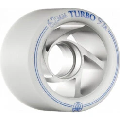 Bones Turbo Wheels - White - 8 Pack -Roller Sports Bones Turbo 97A White