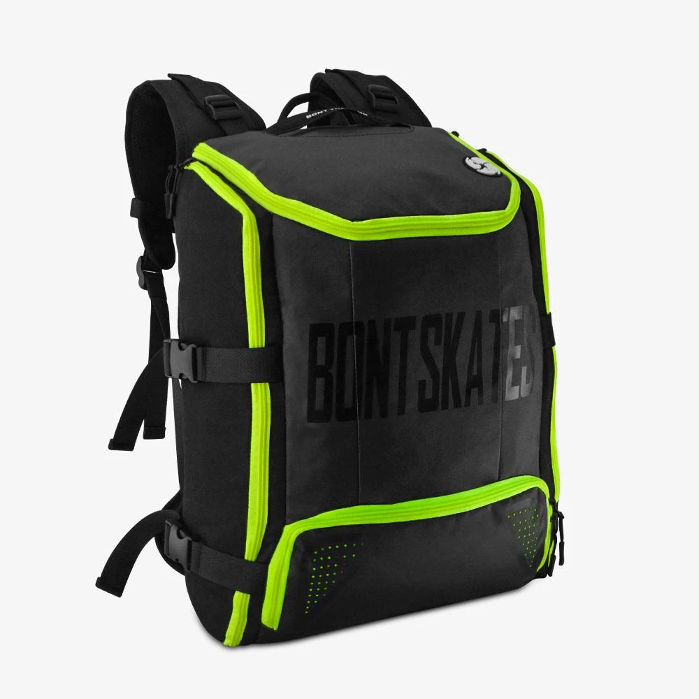 Bont Inline Speed Skating Backpack - Black / Fluoro Yellow 3 Bont Inline Speed Skating Backpack - Black / Fluoro Yellow