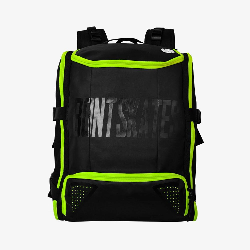 Bont Inline Speed Skating Backpack - Black / Fluoro Yellow 4 Bont Inline Speed Skating Backpack - Black / Fluoro Yellow - Image 2