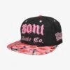BONT Snapback Hat 2 BONT Snapback Hat -Roller Sports BontCap Black Flower