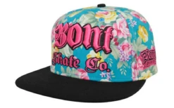 BONT Snapback Hat -Roller Sports BontCap TealFlower