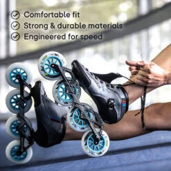 Cádomotus - Versatile-3 - Inline Speed Skate | Sizes EU 37-47 -Roller Sports Cadomotus Versatile 3 InlineSpeedSkate 4x100mm 4