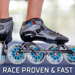 Cádomotus - Versatile-3 - Inline Speed Skate | Sizes EU 37-47 -Roller Sports Cadomotus Versatile 3 InlineSpeedSkate 4x100mm 5