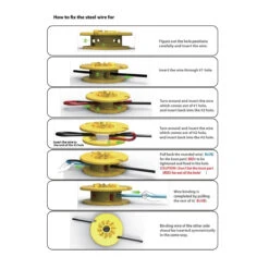 Cádomotus - Steel Wire Replacement Laces For Ci1 Inline Boots -Roller Sports Cadomotus SteelwirereplacementlacesforCi1inlineboots 3