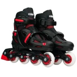 Crazy - 148 Adjustable Inline Skate - Black / Red 10 Crazy - 148 Adjustable Inline Skate - Black / Red -Roller Sports Crazy 148black 2