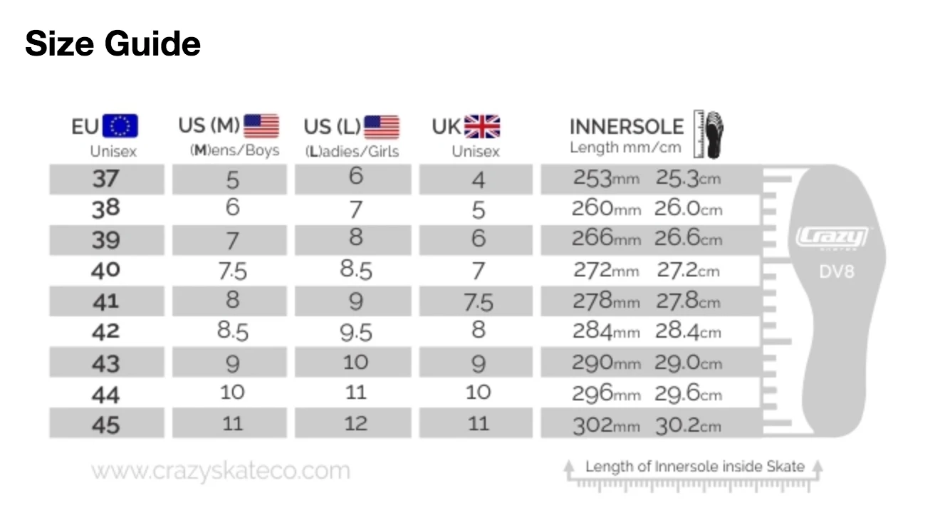 Crazy - DV8 Inline Skate 5 Crazy - DV8 Inline Skate - Image 3