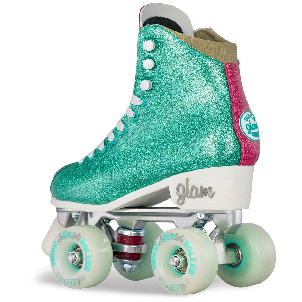 Crazy - Disco Glam - Retro Skates - Teal / Pink 4 Crazy - Disco Glam - Retro Skates - Teal / Pink - Image 2