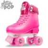 Crazy - Glitter Pop Adjustable Quad Skates - Pink -Roller Sports CrazyGlitterPOP Pink