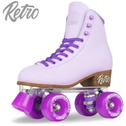 Crazy Retro Roller Skates - Adjustable -Roller Sports CrazyRetro Purple