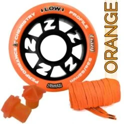 Crazy - Zoom Wheel Custom Colour Kit -Roller Sports CrazyZoomCustomColour Orange