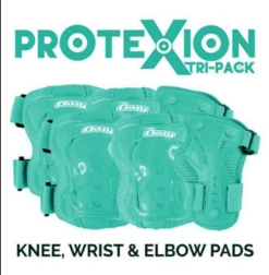 Crazy - ProteXion Kids - Tri Pack -Roller Sports Crazy Tri pack Teal