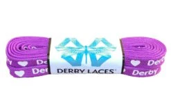 Derby Laces - Ultimate Waxed Laces -Roller Sports DerbyLaces Purple HeartDerby