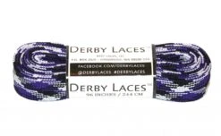 Derby Laces - Ultimate Waxed Laces -Roller Sports DerbyLaces Waxed PurpleCamouflage