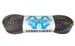 Derby Laces - Ultimate Waxed Laces -Roller Sports DerbyLaces Waxed Rainbow
