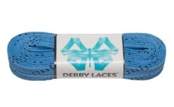 Derby Laces - Ultimate Waxed Laces -Roller Sports DerbyLaces Waxed SkyBlue