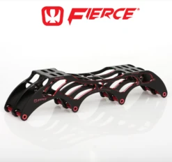 Fierce Inline Speed Frame - Two Tone - 4x110 -Roller Sports FierceTwoTone BlackRed 4x110 1
