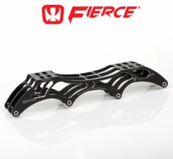 Fierce Inline Speed Frame - Two Tone - HiLo - 3x110 / 1x100 -Roller Sports Fierce 7.4 twotone Black Gunsmoke Hilo