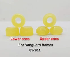 GH - PU Cushions For Vanguard Professional Frame -Roller Sports GHCushionsVanguardFrames Yellow