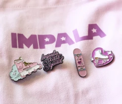 Impala - 4 Pack Enamel Pin Set -Roller Sports Impala Pins 3