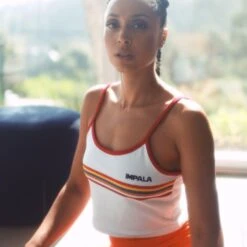 Impala Skate - Cropped Stripe Singlet -Roller Sports ImpalaCroppedSingelt