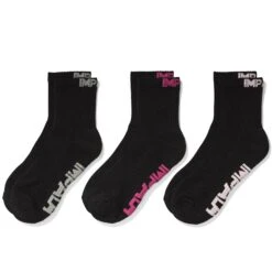 Impala Everyday Sock - 3 Pack -Roller Sports ImpalaEverydaySock Black