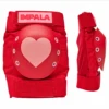 Impala Protective Set - Adult - (Red Hearts) -Roller Sports ImpalaProtectivePads LoveHearts 1
