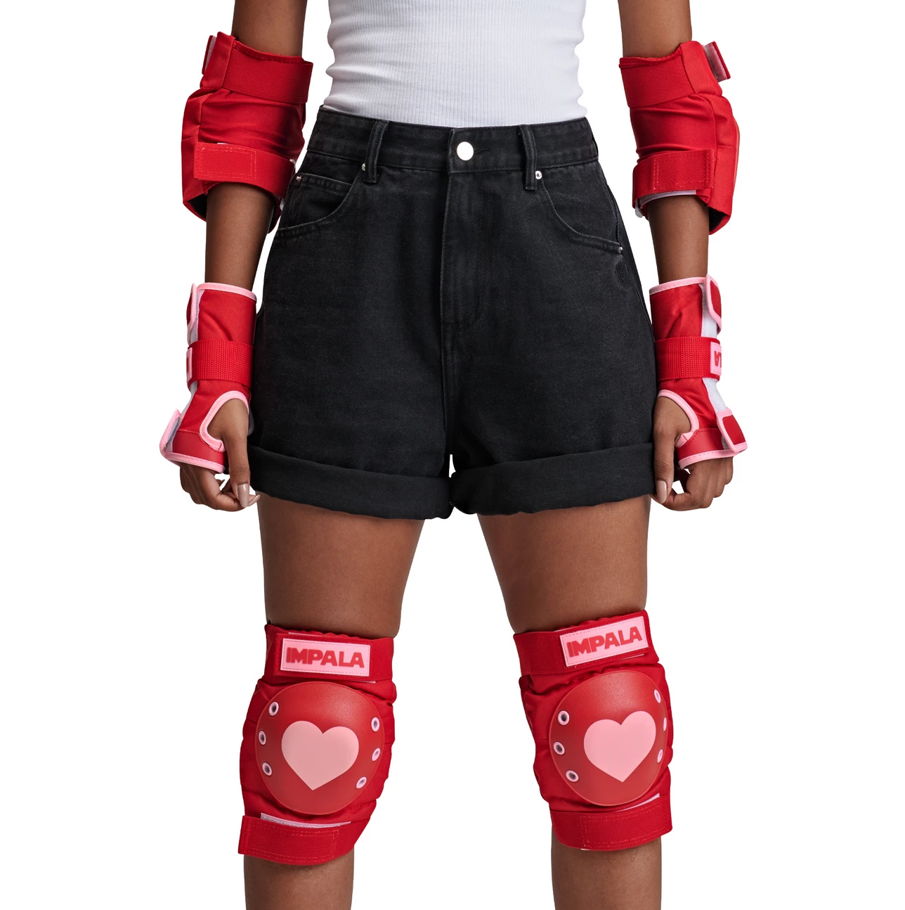 Impala Protective Set - Adult - (Red Hearts) 6 Impala Protective Set - Adult - (Red Hearts) - Image 4