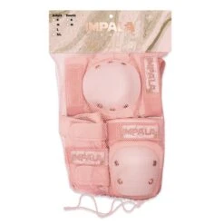Impala Protective Set - Adult - (Marawa - Rose Gold) -Roller Sports ImpalaRoseGoldPadSet 4