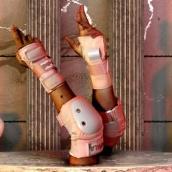 Impala Protective Set - Adult - (Marawa - Rose Gold) -Roller Sports ImpalaRoseGoldPadSet 6