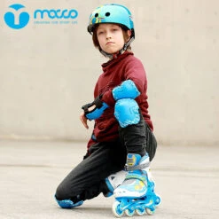 Macco - Kids/Youth Protective Triple Pack -Roller Sports Macco ProtectivePack Blue 4