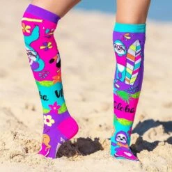Madmia - Aloha Vibes With Sloth Socks -Roller Sports Madmia alohavibes sloth socks 3