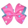 Madmia - Pink & Turquoise PomPom Bow -Roller Sports Madmia PinkandTurquoiseBow
