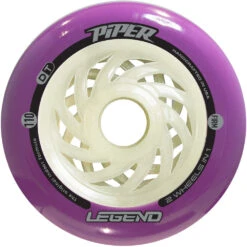 Piper - Legend - Indoor Inline Speed Wheels - 110mm / 100mm -Roller Sports PiperLegend FIRM 110mm Purple