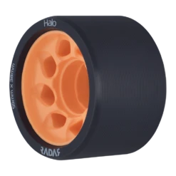 Radar Halo - Quad Wheel - (4 Pack) -Roller Sports Radar Halo 86A Orange Angle