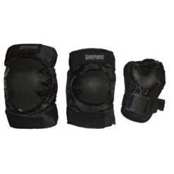 Rampage - Protective Tri-Pack - Black -Roller Sports Rampage Protective Black