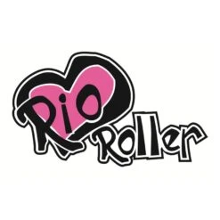 Rio Roller - Signature Black Skates -Roller Sports RioRoller logo