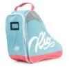 Rio Roller - Script Skate Bag - Teal / Coral -Roller Sports RioRollerScript Bag Teal Coral 2