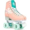 Rio Roller - Script Skates - Peach / Green 2 Rio Roller - Script Skates - Peach / Green -Roller Sports RioScript Peach Green1