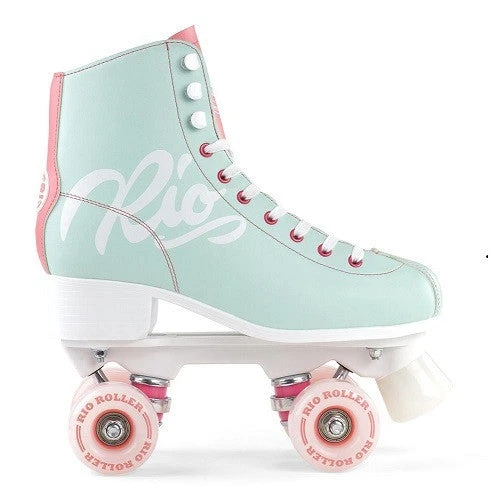 Rio Roller - Script Skates - Teal / Coral 6 Rio Roller - Script Skates - Teal / Coral - Image 4