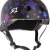 S-One Lifer Helmet - Black Matte / Star (AUS/NZ Certified) 1 S-One Lifer Helmet - Black Matte / Star (AUS/NZ Certified) -Roller Sports S Onelifer MatteBlack star