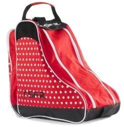 SFR - Designer Skate Bag - Red And White Polka Dot