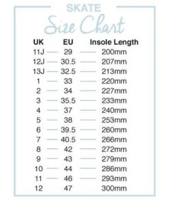 Rio Roller - Signature Blue Skates -Roller Sports SizeChart RioRoller 8020a13a ec35 4876 a2b1 b29841f290a1