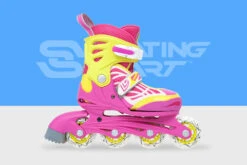 SS - SMART Inline Skate -Roller Sports SkatingStart SmartInlineSkate Pink Yellow