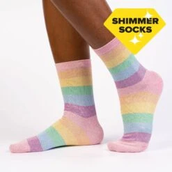SOCK IT TO ME - Pastel Prismatic Crew Socks
