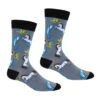 SOCK IT TO ME - Unicorn Vs. Narwhal Crew Socks -Roller Sports Sockittome unicorn narwhal 1