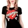 Sourpuss Bruised Heart - Short Sleeve Tee 1 Sourpuss Bruised Heart - Short Sleeve Tee -Roller Sports SourpussBruisedHeartT Shirt