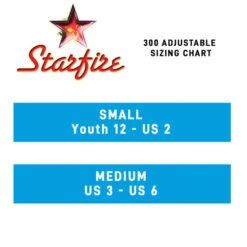 Starfire 300 - Adjustable Girl's And Boy's Skates -Roller Sports Starfire300 SizeChart