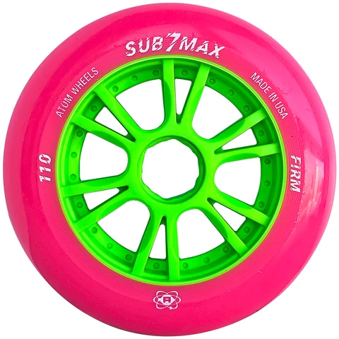 Atom Sub-7 Max - Indoor Race Wheels - 110mm 4 Atom Sub-7 Max - Indoor Race Wheels - 110mm - Image 2