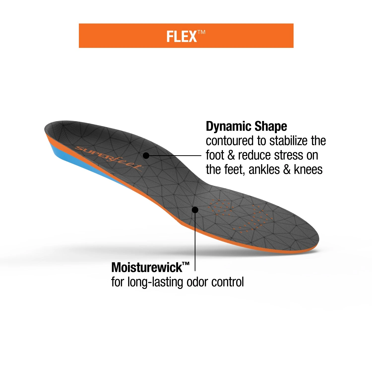 Superfeet - FLEX Athletic Comfort Insole 4 Superfeet - FLEX Athletic Comfort Insole - Image 2